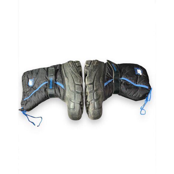 Sorel Big Kids Black Flurry Waterproof TP Insulated Boots sz 5 Washable Liner Ru - Picture 3 of 8